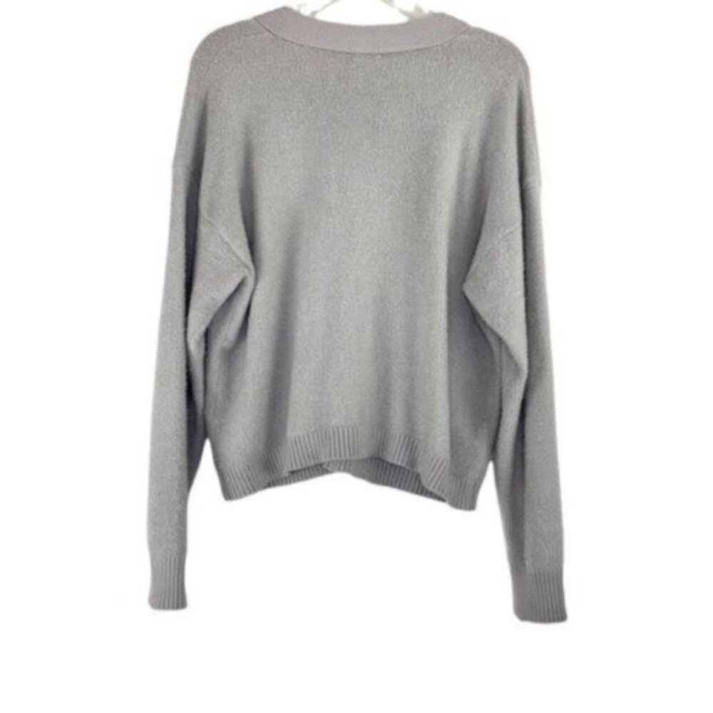 Joie Super Soft Grey Cardigan Button Front - image 5
